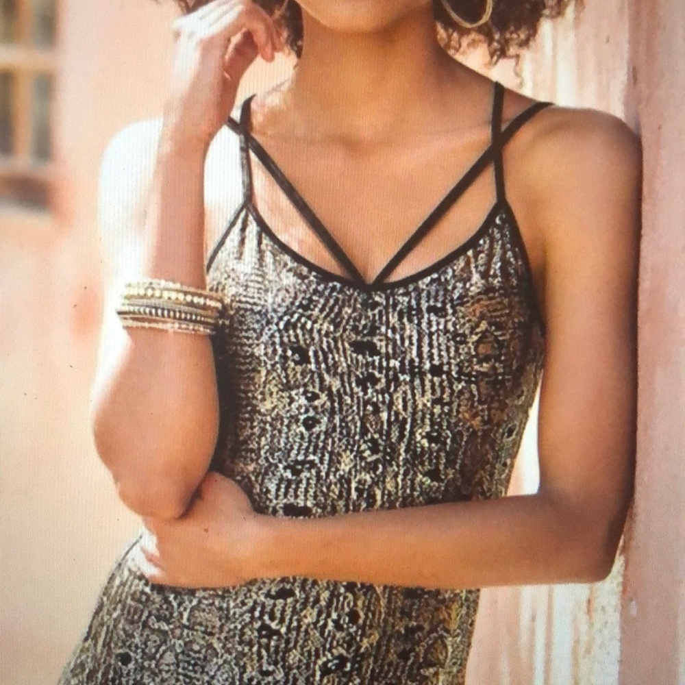 Boston Proper made-to-be-seen Camisole, snake print